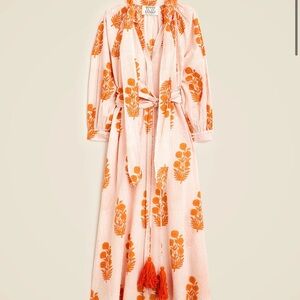 New w Tag: J Crew SZ Blockprints™ X J.Crew wrap shirt-dress. Size Medium